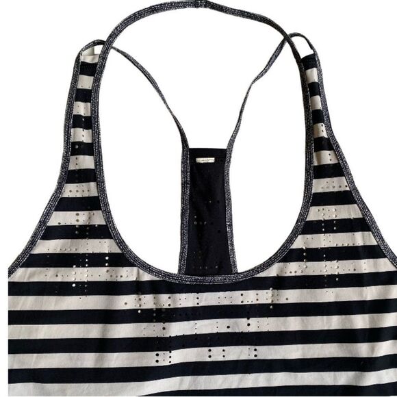 Lululemon Water Bound Singlet Apex Stripe Printed Tank Top 6* Black Dune Black - Picture 5 of 12